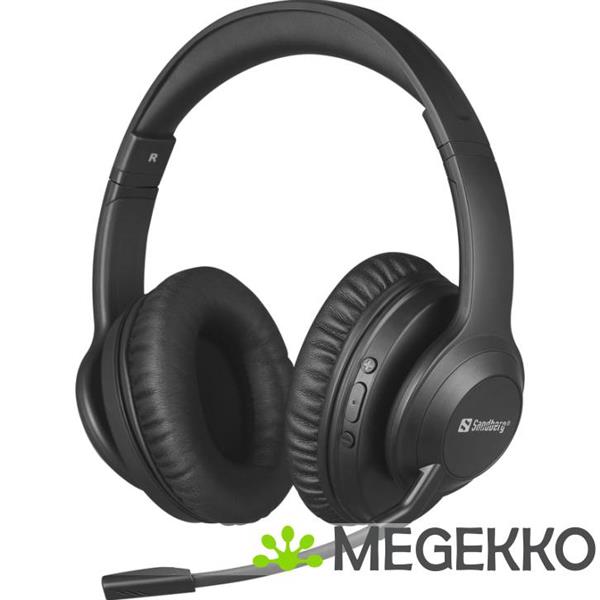 Grote foto sandberg 126 45 draadloos zwart audio tv en foto koptelefoons