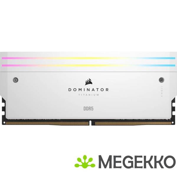 Grote foto corsair ddr5 dominator titanium 2x16gb 6000 white computers en software harde schijven