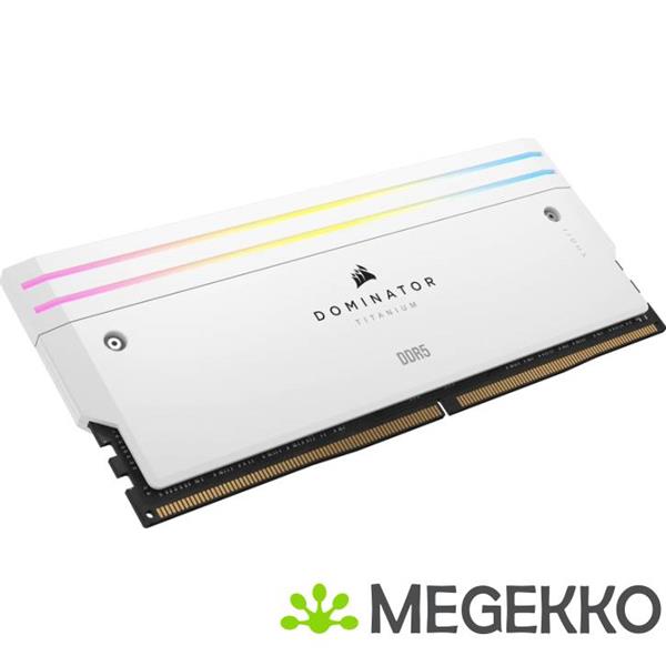 Grote foto corsair ddr5 dominator titanium 2x16gb 6000 white computers en software harde schijven