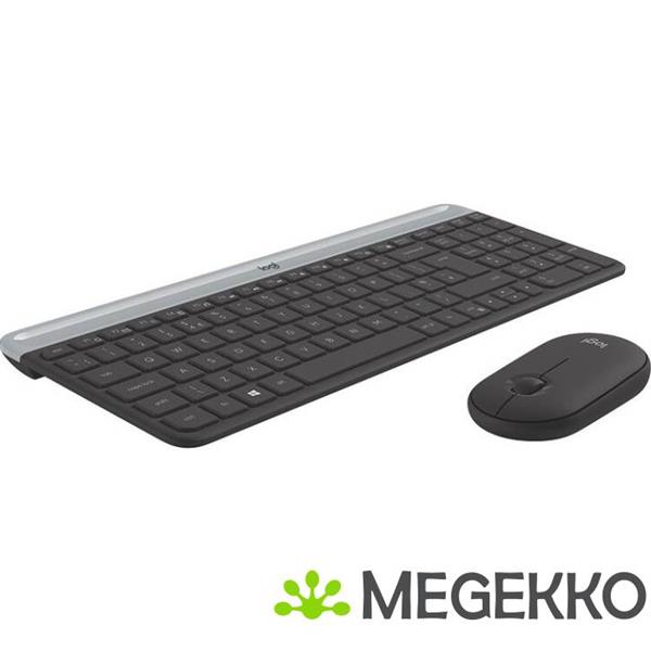 Grote foto logitech mk470 qwerty us computers en software overige computers en software