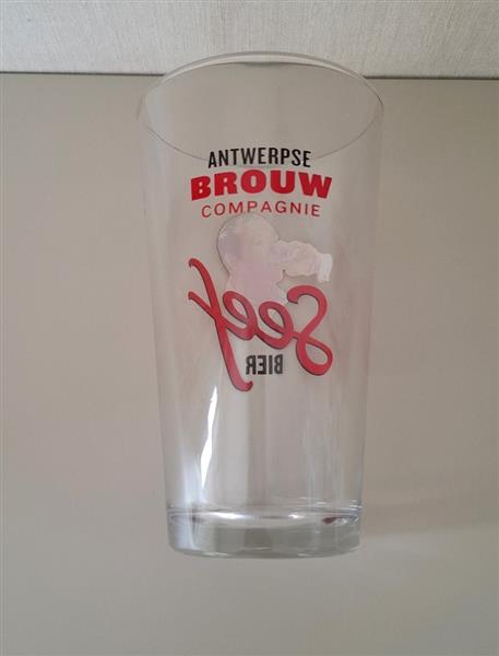 Grote foto origineel seef bierglas van 33 cl nieuw verzamelen biermerken