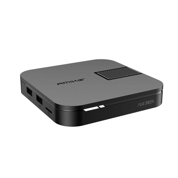 Grote foto amiko a14 green android iptv box telecommunicatie zenders en ontvangers