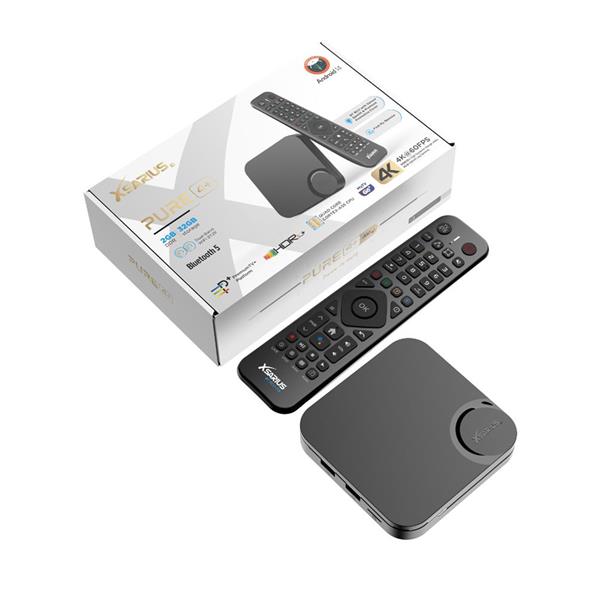Grote foto xsarius pure 4 plus 4k android iptv box bt remote telecommunicatie zenders en ontvangers