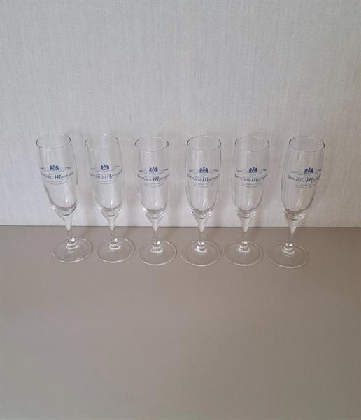 Grote foto 6 vintage bernard massard flute glazen verzamelen glas en borrelglaasjes