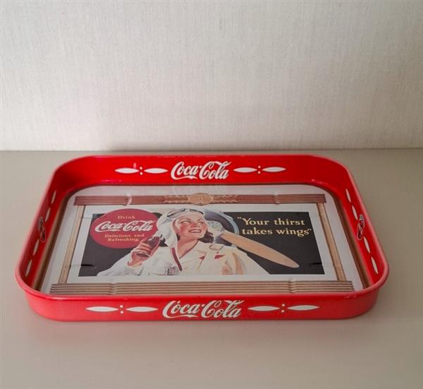 Grote foto vintage coca cola dienblad verzamelen overige verzamelingen