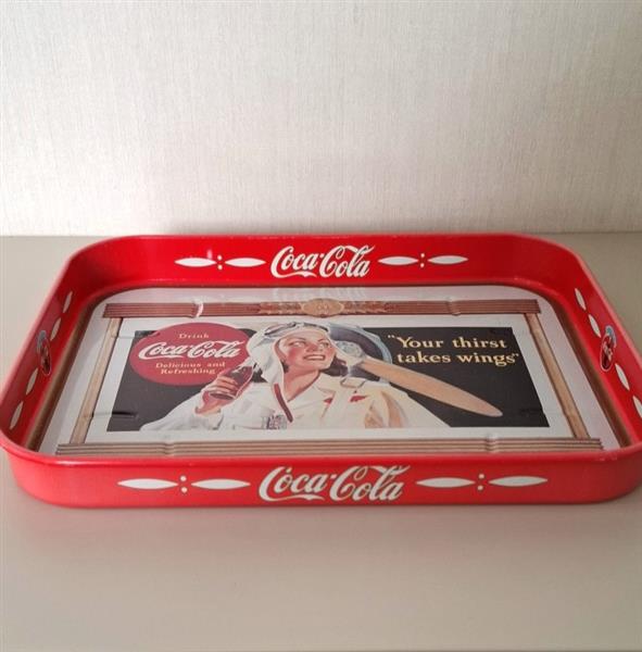 Grote foto vintage coca cola dienblad verzamelen overige verzamelingen