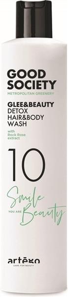 Grote foto artego 10 glee beauty detox hair body shampoo 250 ml kleding dames sieraden