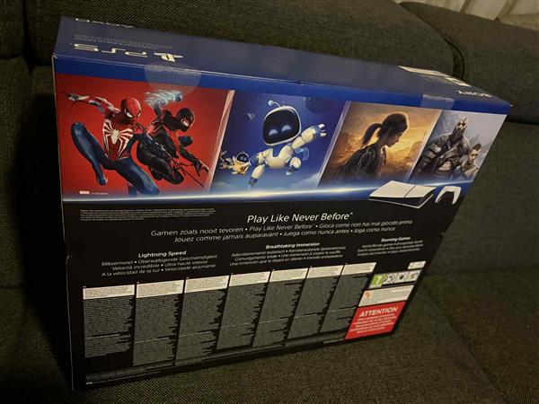 Grote foto playstation5 spelcomputers games playstation