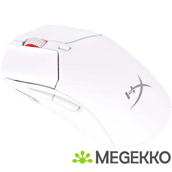 Grote foto hyperx pulsefire haste 2 mini draadloze gamingmuis wit computers en software overige computers en software