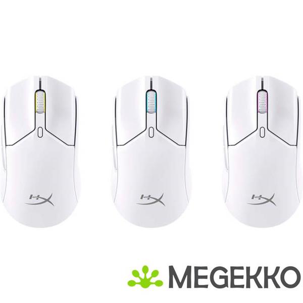 Grote foto hyperx pulsefire haste 2 mini draadloze gamingmuis wit computers en software overige computers en software