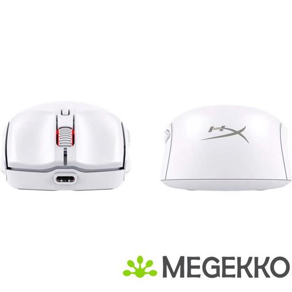 Grote foto hyperx pulsefire haste 2 mini draadloze gamingmuis wit computers en software overige computers en software