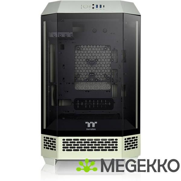 Grote foto thermaltake 300 matcha green micro tower groen computers en software behuizingen en kasten