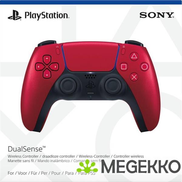 Grote foto sony dualsense wireless controller voor ps5 mac pc ios in volcanic red computers en software overige computers en software