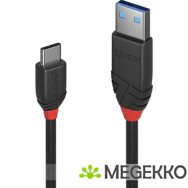 Grote foto lindy 36914 usb kabel 0 15 m 3.2 gen 1 3.1 gen 1 usb c usb a zwart computers en software overige computers en software