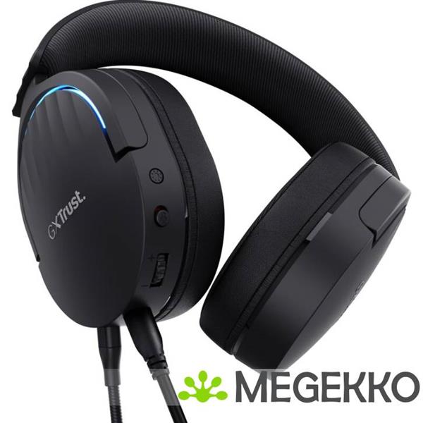 Grote foto trust gxt 490 fayzo 7.1 rgb bedraad zwart audio tv en foto koptelefoons
