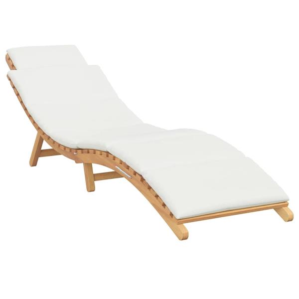 Grote foto vidaxl tuininfurniture sunlounger met kussen bruin 198 x 55 x 58 5 cm tuin en terras tuinmeubelen