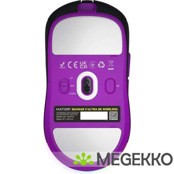 Grote foto hator quasar 3 ultra zwart draadloze gaming muis computers en software overige computers en software