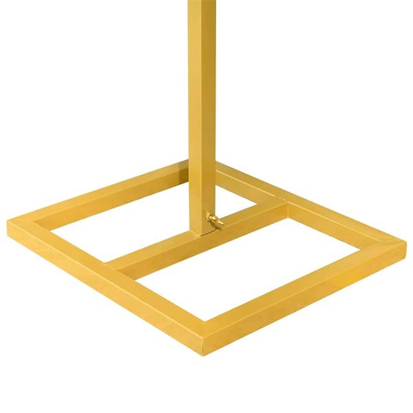 Grote foto vidaxl trouwrand goud 657 x 35 x 300 cm staal tuin en terras overige tuin en terras