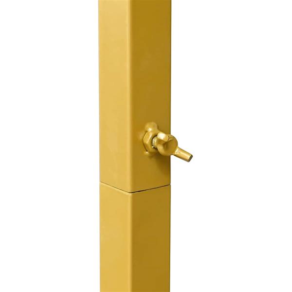 Grote foto vidaxl trouwrand goud 657 x 35 x 300 cm staal tuin en terras overige tuin en terras