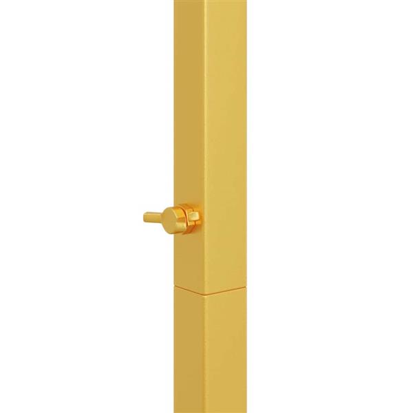 Grote foto vidaxl trouwrand goud 150 x 49 5 x 200 cm staal tuin en terras overige tuin en terras