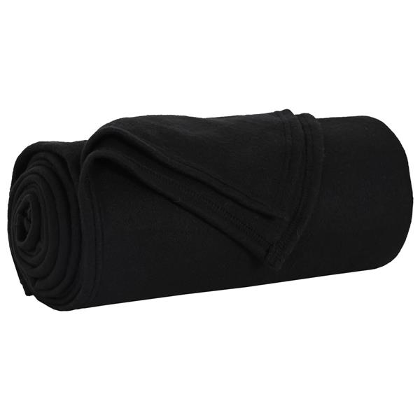 Grote foto vidaxl kleden 24 pcs zwart 200 x 150 cm fleece huis en inrichting bedden