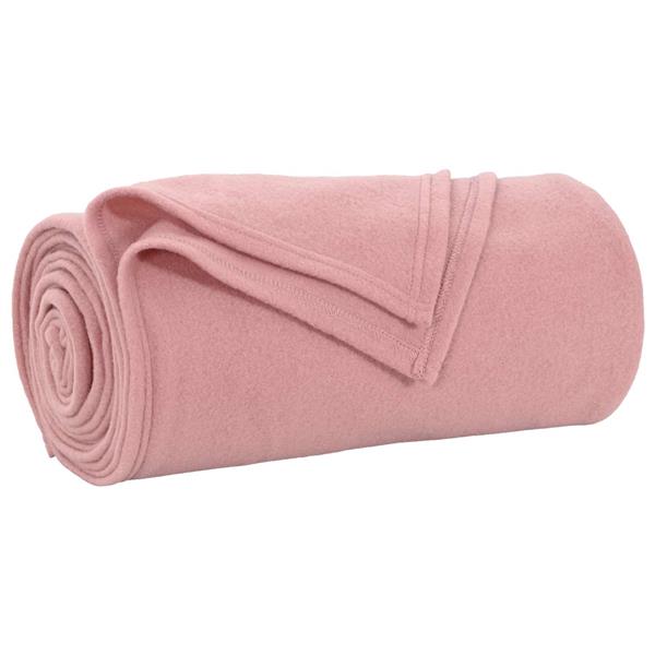 Grote foto vidaxl kleden 24 pcs roze 170 x 130 cm fleece huis en inrichting bedden