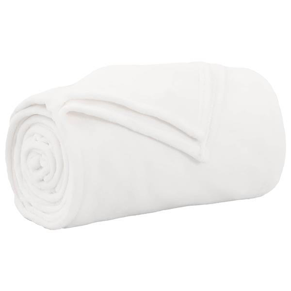 Grote foto vidaxl kleden 6 pcs wit 130 x 150 cm fleece huis en inrichting bedden