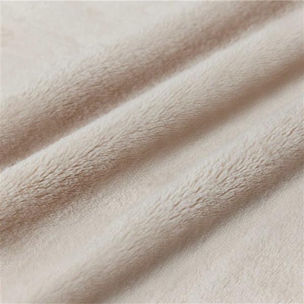 Grote foto vidaxl kleden 6 pcs beige 220 x 240 cm fleece huis en inrichting bedden
