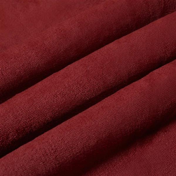 Grote foto vidaxl gooi deken bordeaux rood 240 x 270 cm fleece huis en inrichting bedden