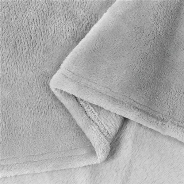 Grote foto vidaxl kleden 6 pcs grijs 220 x 240 cm fleece huis en inrichting bedden