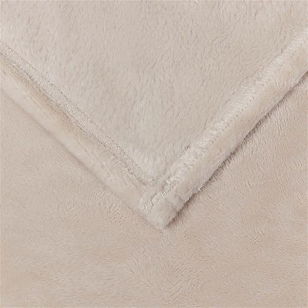 Grote foto vidaxl kleden 6 pcs beige 130 x 150 cm fleece huis en inrichting bedden