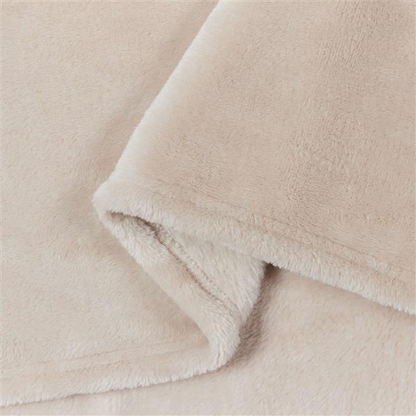 Grote foto vidaxl kleden 6 pcs beige 130 x 150 cm fleece huis en inrichting bedden
