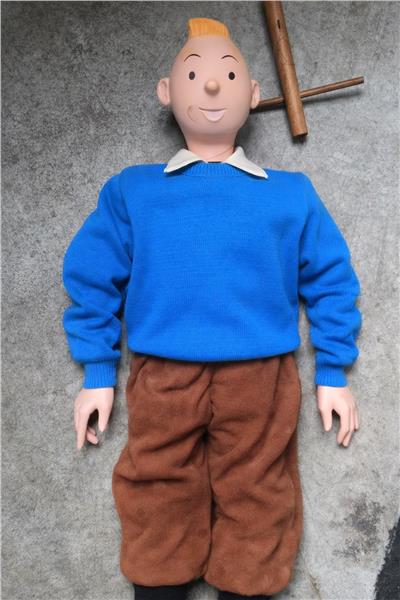 Grote foto kuifje marionet 80cm verzamelen poppetjes en figuurtjes