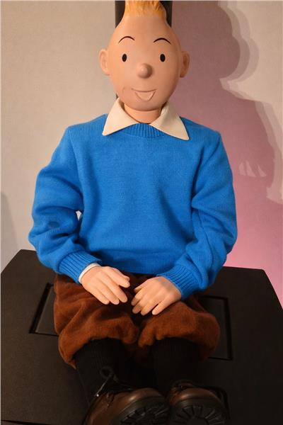 Grote foto kuifje marionet 80cm verzamelen poppetjes en figuurtjes