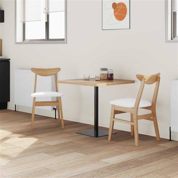 Grote foto vidaxl eettafelstoelen 2 pcs naturel 42 x 47.5 x 81 cm huis en inrichting stoelen
