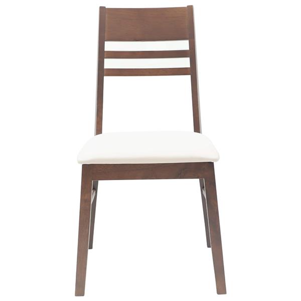 Grote foto vidaxl eettafelstoelen 2 pcs licht bruin 43 x 54 x 89 cm huis en inrichting stoelen