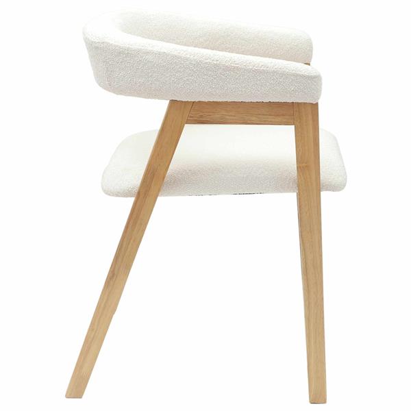 Grote foto vidaxl eettafelstoelen 2 pcs naturel 54 x 57 x 73 cm huis en inrichting stoelen