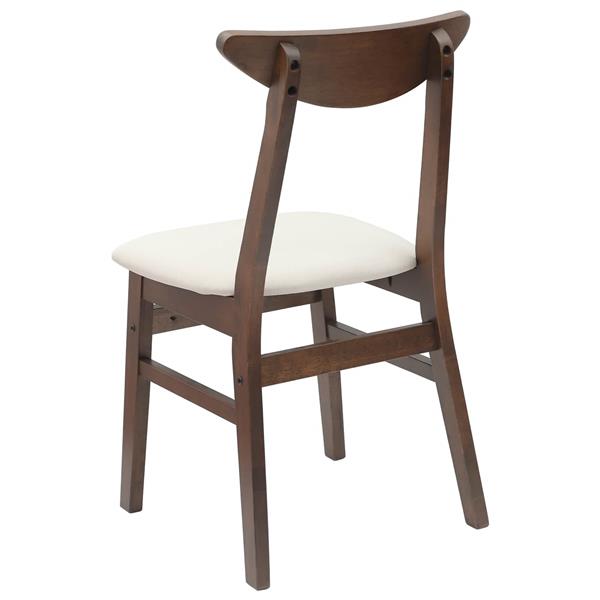 Grote foto vidaxl eettafelstoelen 2 pcs licht bruin 42 x 47.5 x 81 cm huis en inrichting stoelen