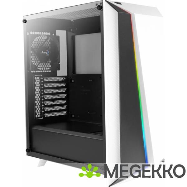 Grote foto aerocool cylon pro tempered glass wit computers en software behuizingen en kasten