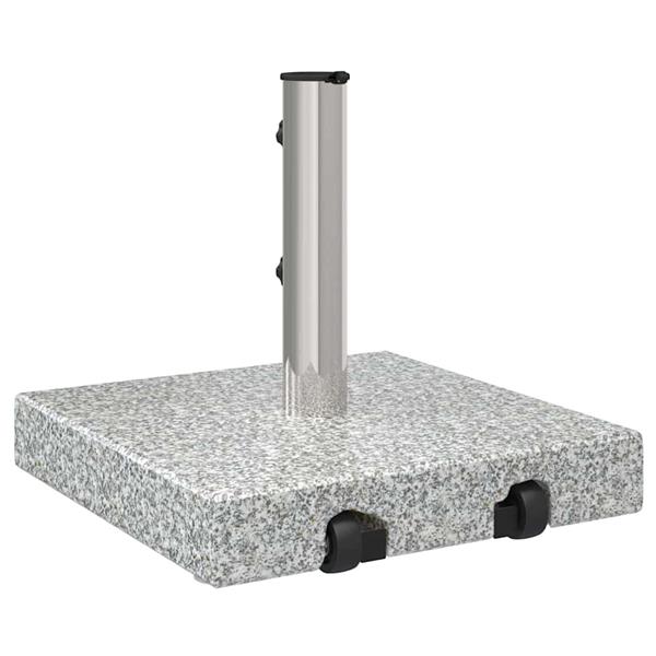 Grote foto vidaxl parasolvoet grijs 41 x 41 x 37 cm graniet tuin en terras overige tuin en terras