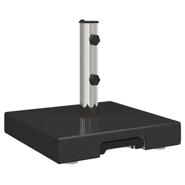 Grote foto vidaxl parasolvoet zwart 41 x 41 x 37 cm graniet tuin en terras overige tuin en terras