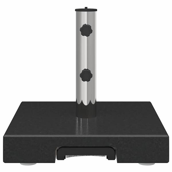 Grote foto vidaxl parasolvoet zwart 41 x 41 x 37 cm graniet tuin en terras overige tuin en terras