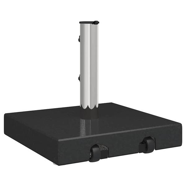 Grote foto vidaxl parasolvoet zwart 41 x 41 x 37 cm graniet tuin en terras overige tuin en terras