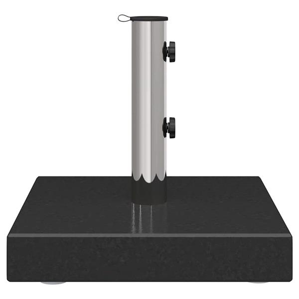 Grote foto vidaxl parasolvoet zwart 41 x 41 x 37 cm graniet tuin en terras overige tuin en terras