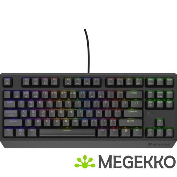 Grote foto genesis nkg 2077 thor 230 tkl rgb toetsenbord zwart computers en software toetsenborden