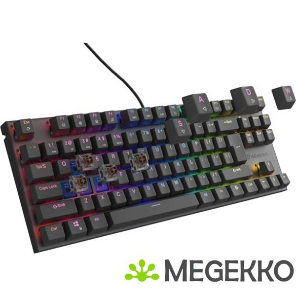 Grote foto genesis nkg 2175 thor 303 tkl toetsenbord zwart computers en software toetsenborden