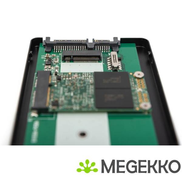 Grote foto assmann electronic da 71118 behuizing voor opslagstations m.2 computers en software harde schijven