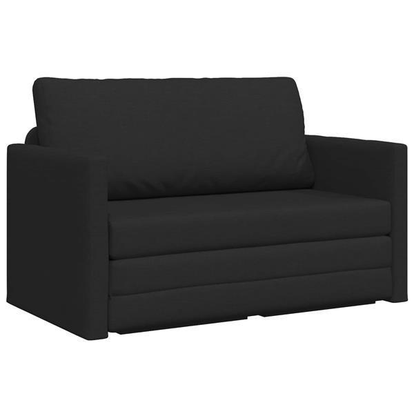 Grote foto vidaxl vouwsofa bed 110cm zwart stof huis en inrichting bankstellen