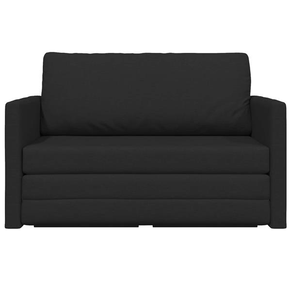 Grote foto vidaxl vouwsofa bed 110cm zwart stof huis en inrichting bankstellen