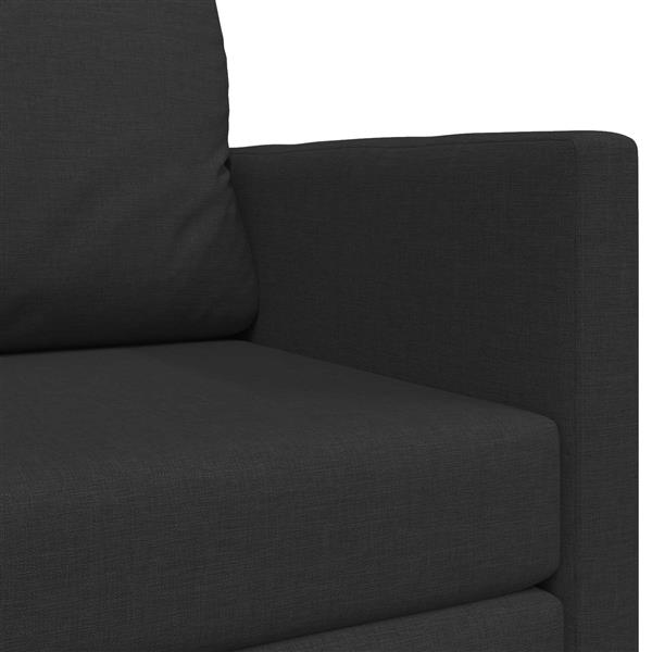 Grote foto vidaxl vouwsofa bed 110cm zwart stof huis en inrichting bankstellen